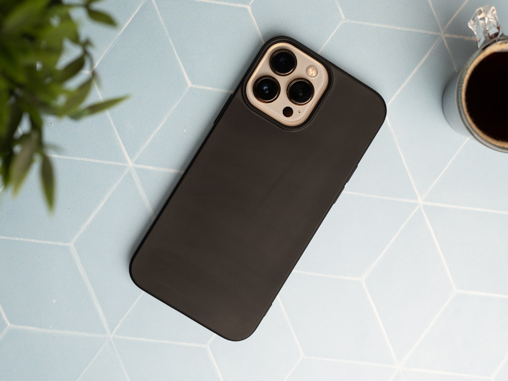 Silikonový kryt na iPhone 13 Pro Max - Černý 2